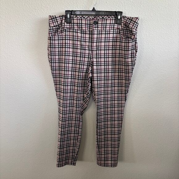 Torrid Ankle Skinny Studio Double Knit Mid-rise Pants Career Office Womens Sz 14 - Picture 2 of 11